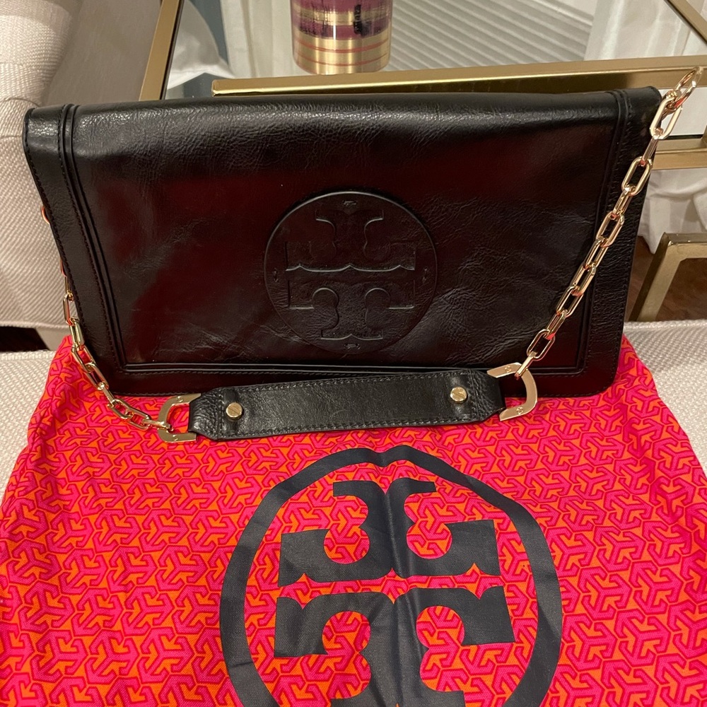Tory Burch Black Shoulder Bag/ Clutch